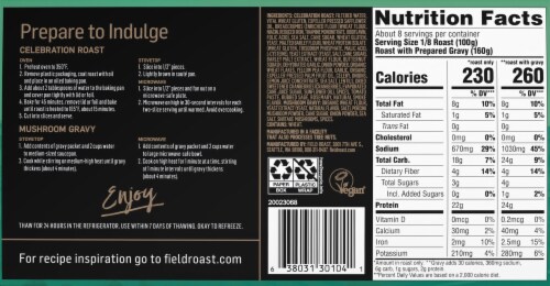 Field Roast™ Plant-Based Celebration Roast Perspective: back