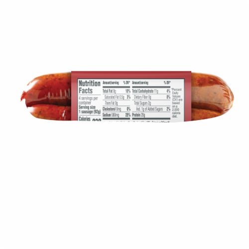 Field Roast Spicy Mexican Chipotle Plant-Based Sausage Perspective: back
