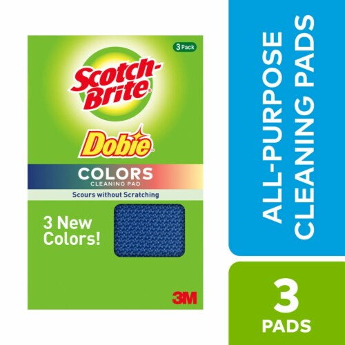 Scotch-Brite® Dobie™ Colors All-Purpose Pads Perspective: back