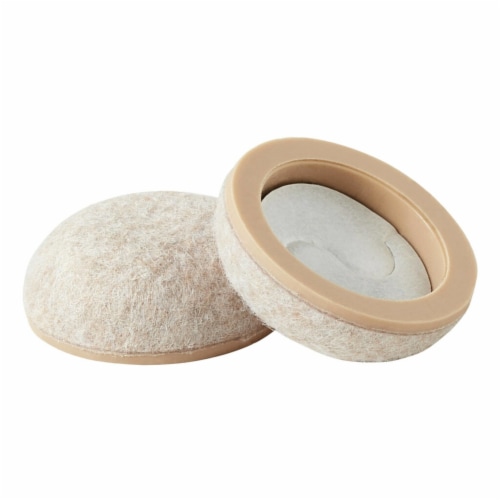 Scotch™ Adhesive Felt Pad Cups - Beige Perspective: back