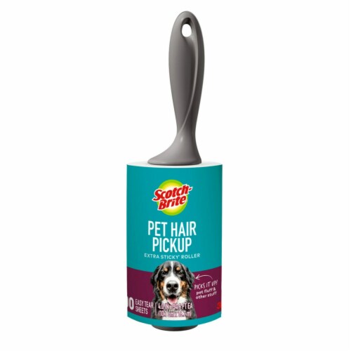 Scotch Brite® Pet Hair Pickup Extra Sticky Lint Roller Perspective: back