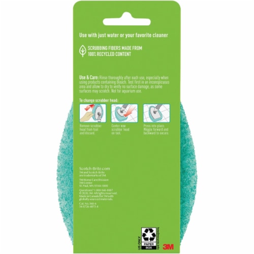Scotch-Brite® Poly Scrubber Refill Perspective: back