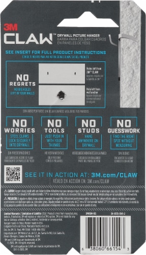 3M Claw™ Drywall Picture Hanger with Spot Marker Perspective: back