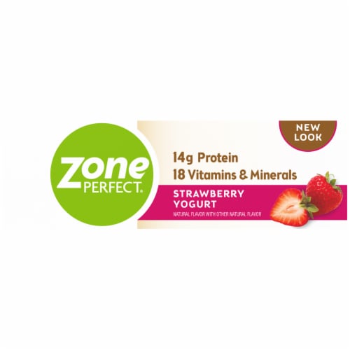 ZonePerfect Strawberry Yogurt Energy Bars Perspective: back