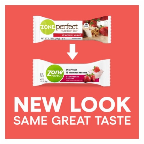ZonePerfect® Strawberry Yogurt Bars Perspective: back