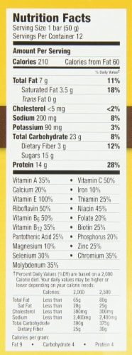 ZonePerfect® Fudge Graham Nutrition Bars Perspective: back