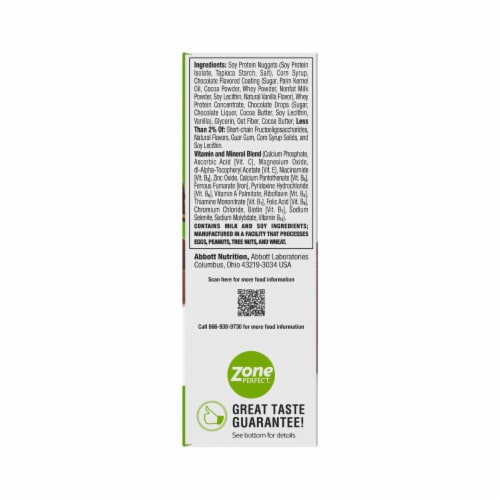 ZonePerfect® Chocolate Mint Nutrition Bars Perspective: back