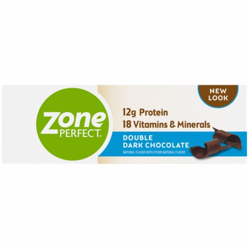 ZonePerfect® Double Dark Chocolate Nutrition Bars Perspective: back