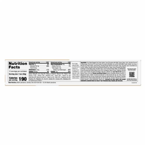 ZonePerfect® Dark Chocolate Almond Protein Energy Bars Perspective: back