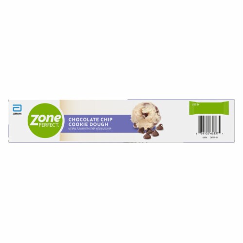 ZonePerfect Chocolate Chip Cookie Dough Energy Bars Perspective: back