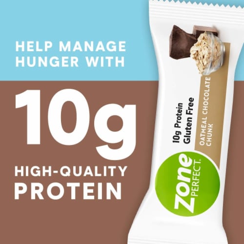 ZonePerfect® Oatmeal Chocolate Chunk Nutrition Bars Perspective: back
