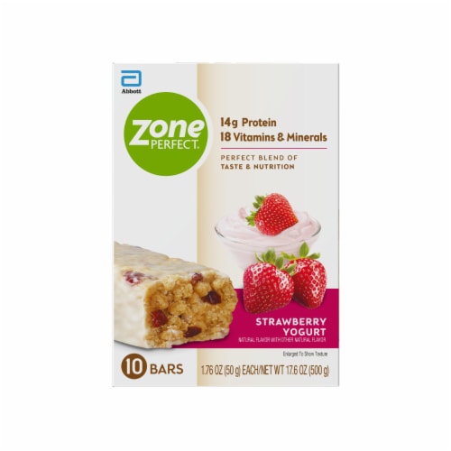 ZonePerfect® Strawberry Yogurt Nutrition Bars Perspective: back