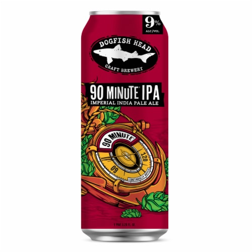 Dogfish Head 90 Minute Imperial IPA Beer Perspective: back