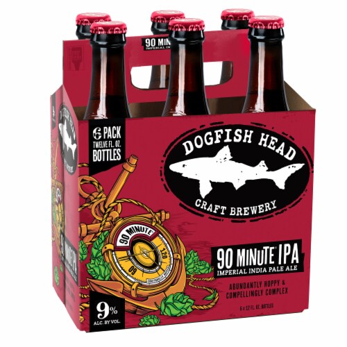 Dogfish Head 90 Minute Imperial IPA Beer Perspective: back