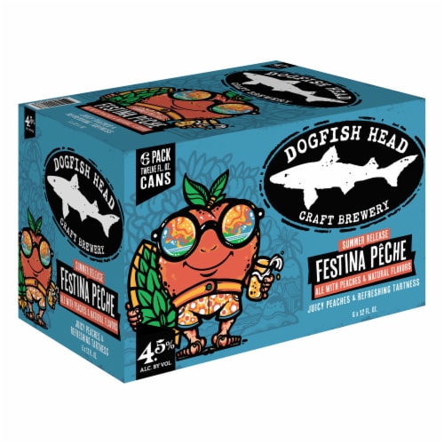 Dogfish Head Mandarin & Mango Crush Seasonal Art Series Beer Perspective: back