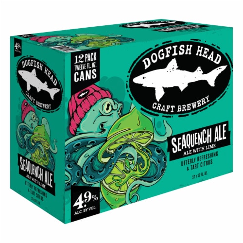 Dogfish Head SeaQuench Ale Session Sour Beer Perspective: back