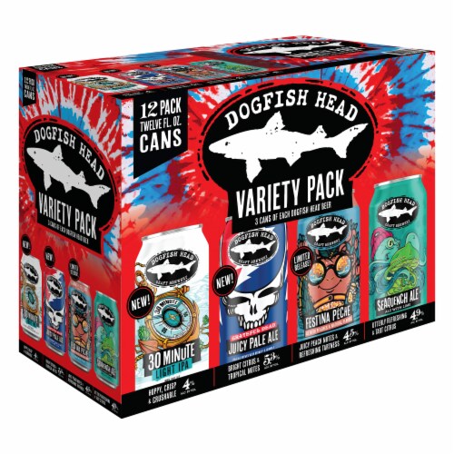 Dogfish Head Variety Pack Beer Perspective: back