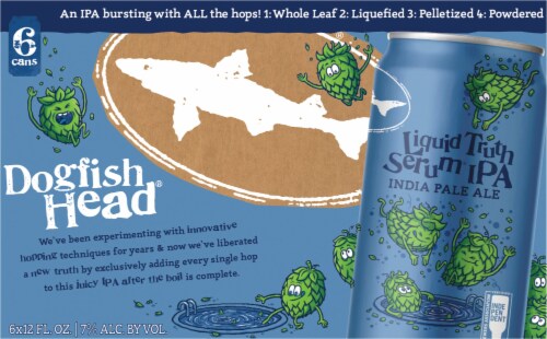 Dogfish Head Liquid Truth Serum IPA India Pale Ale Perspective: back