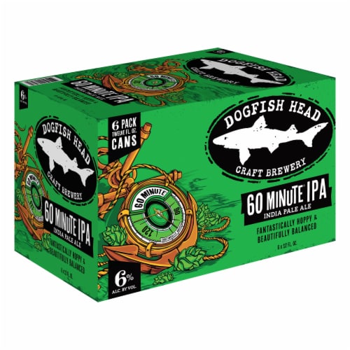 Dogfish Head 60 Minute IPA Beer Perspective: back