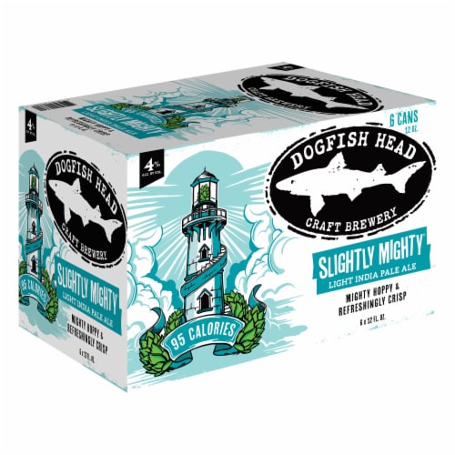 Dogfish Head Beer Slightly Mighty Lo-Cal IPA Beer Perspective: back