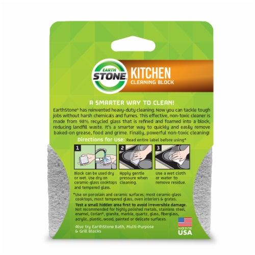 Earthstone KitchenStone® Cleaning Block Perspective: back