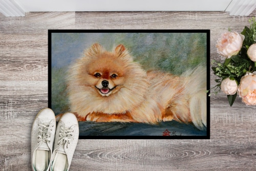 Pomeranian doormat clearance