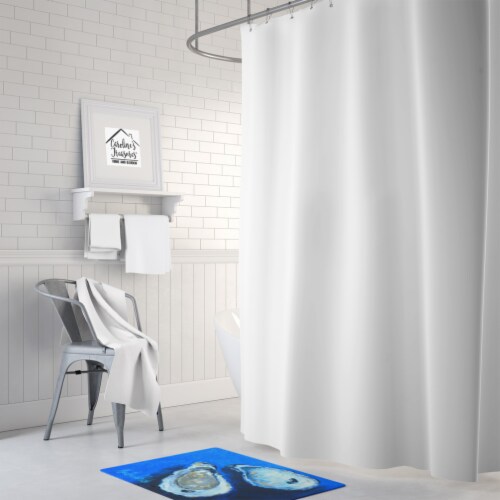 Carolines Treasures MW1095RUG Oysters Seafood Four Machine Washable Memory Foam Perspective: back