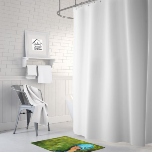 Young Voncile Still in High School Machine Washable Memory Foam Mat Perspective: back