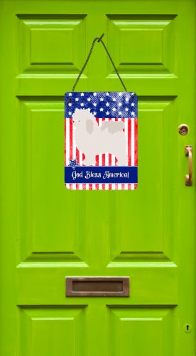 Carolines Treasures  BB8390DS1216 Bolognese American Wall or Door Hanging Prints Perspective: back