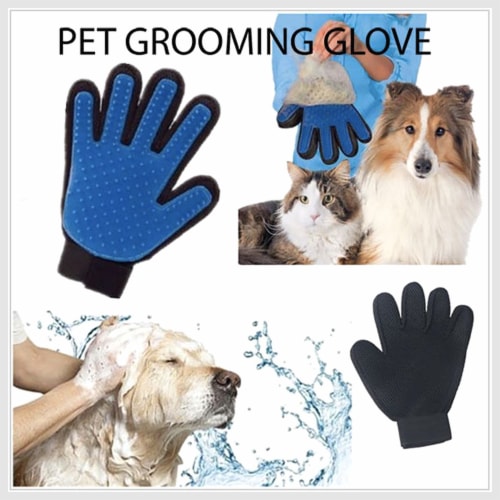 Deluxe Pet Grooming Glove Perspective: back