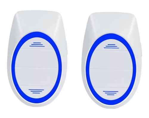 TV Time Direct Ultrasonic Pest Repeller for Home or Office - 2 Pack Perspective: back