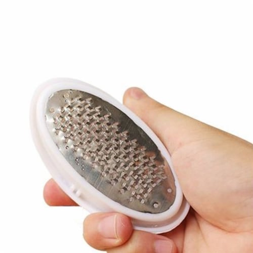 Egg Pedicure Callus Shaver - 3 Replacement Blades Combo with Miracle Foot Repair Perspective: back