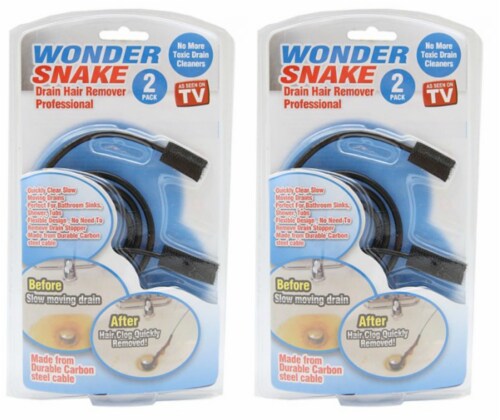 Wonder Snake - Drain Hair Removal Tool (2 Pack), 1 - QFC