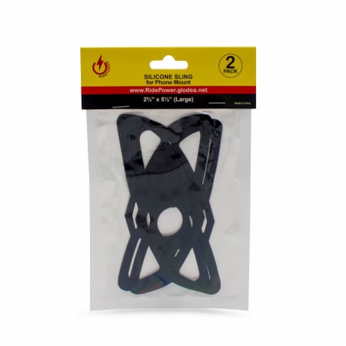 2 3/4  x 5 1/2  Phone Mount Silicone Sling for larger phones, Devices Perspective: back