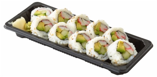 California Sushi Sushi Roll (Available 11:00 am - 7:00 pm) Perspective: back
