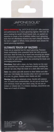 Japonesque Men's Essential Ultimate Touch Up Razors Perspective: back