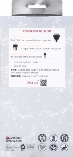 Japonesque Luminous Complexion Brush Set Perspective: back