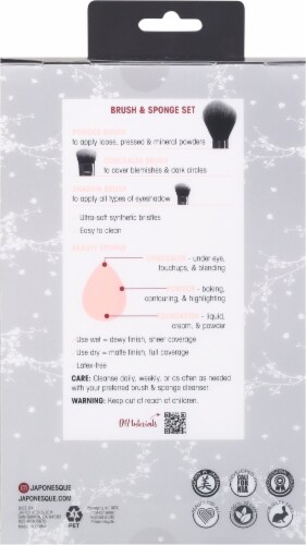 Japonesque Ultimate Blending Brush & Sponge Set Perspective: back