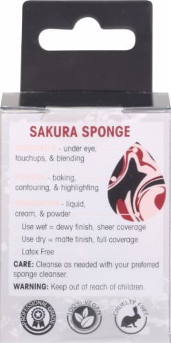 Japonesque Perfect Complexion Sakura Sponge Perspective: back