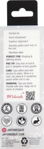 Japonesque Pro Performance Slant Tweezer Perspective: back