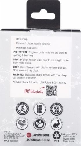 Japonesque Nail Shaping Clipper Duo Perspective: back