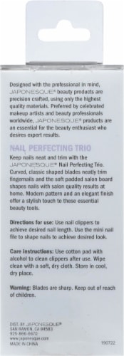Japonesque Nail Perfecting Trio Clippers Perspective: back