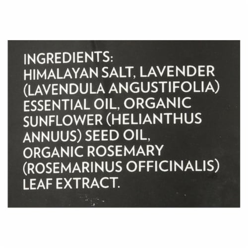 Evolution Salt BLAV Bath Salt Coarse Grind - Lavender Perspective: back