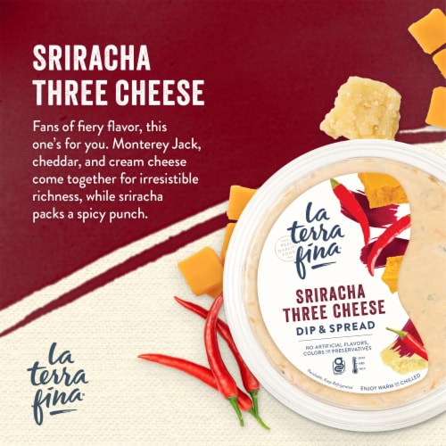 La Terra Fina Sriracha Three Cheese Dip Perspective: back