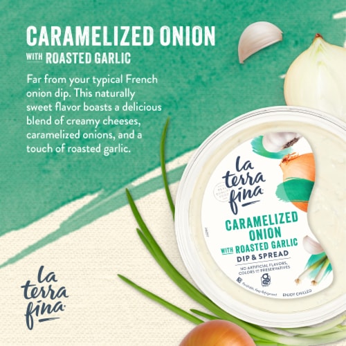 La Terra Fina® Caramelized Onion with Roasted Garlic Dip & Spread Perspective: back