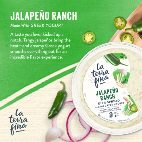 La Terra Fina® Jalapeno Ranch Dip & Spread Perspective: back