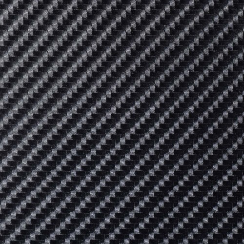 5' x 100' 4D Carbon Fiber Vinyl Wrap Rolls for Vehicle Motorcycle Sticker Black Perspective: back