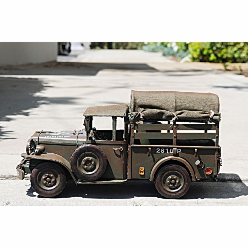 Old Modern Handicrafts AJ059 Vintage Dodge M42 Command, Wood Perspective: back