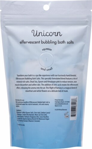Primal Elements Unicorn Effervescent Bubbling Bath Salts Perspective: back