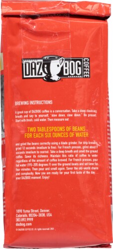 Dazbog® KO Blend Bold Dark Roast Whole Bean Coffee Perspective: back